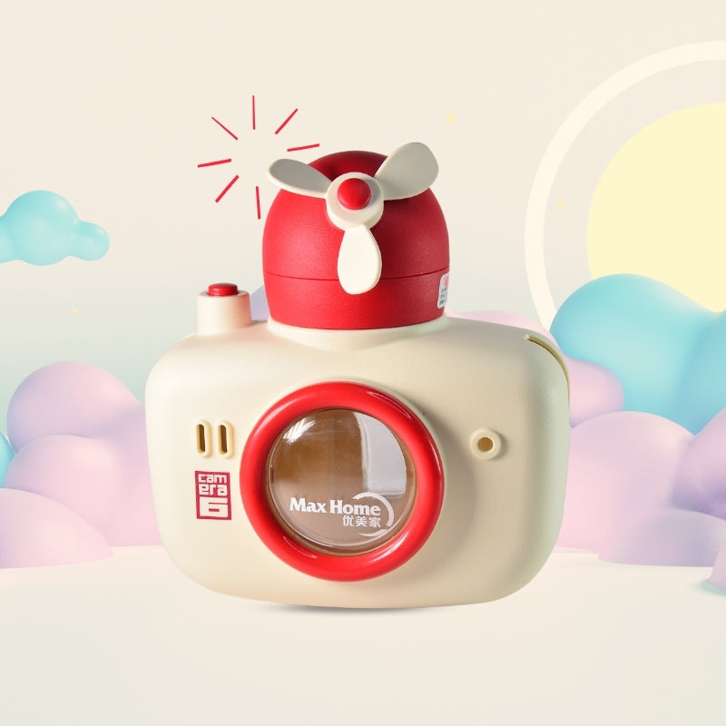 Sipper Camera Water Bottle (White)