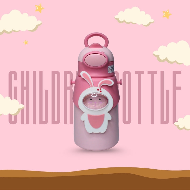 Bunny Premium 2 in 1 Stainless Steel Water Sipper