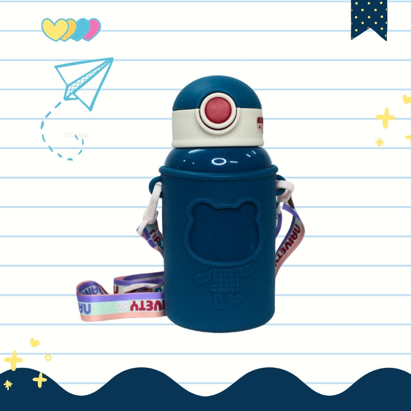 Baby Bear Stainless Steel Water Bottle (blue)