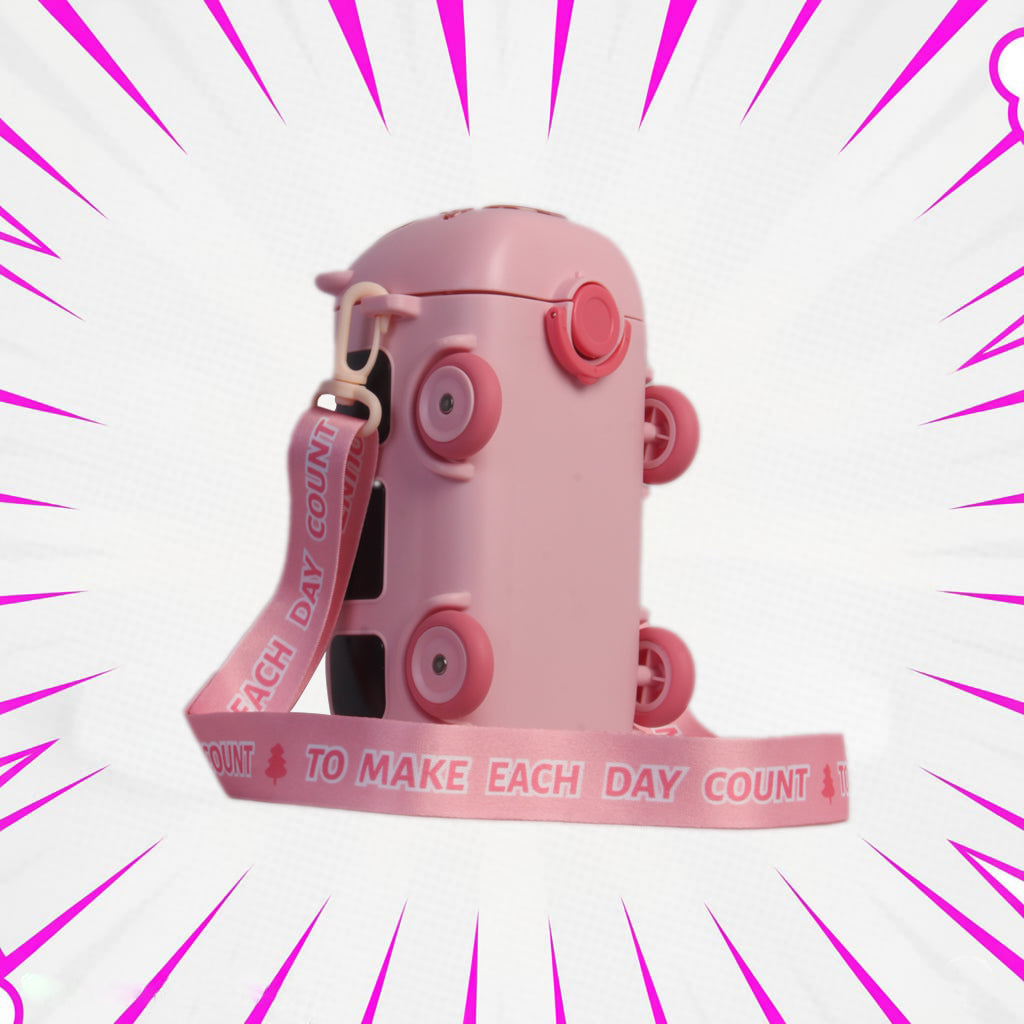 SIPPY BUS BOTTLE (PINK)