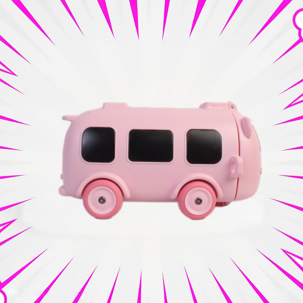 SIPPY BUS BOTTLE (PINK)