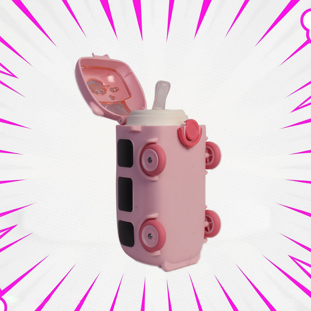 SIPPY BUS BOTTLE (PINK)