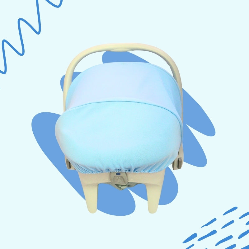 2 IN 1 CAR SEAT WITH CARRY COT (Blue)