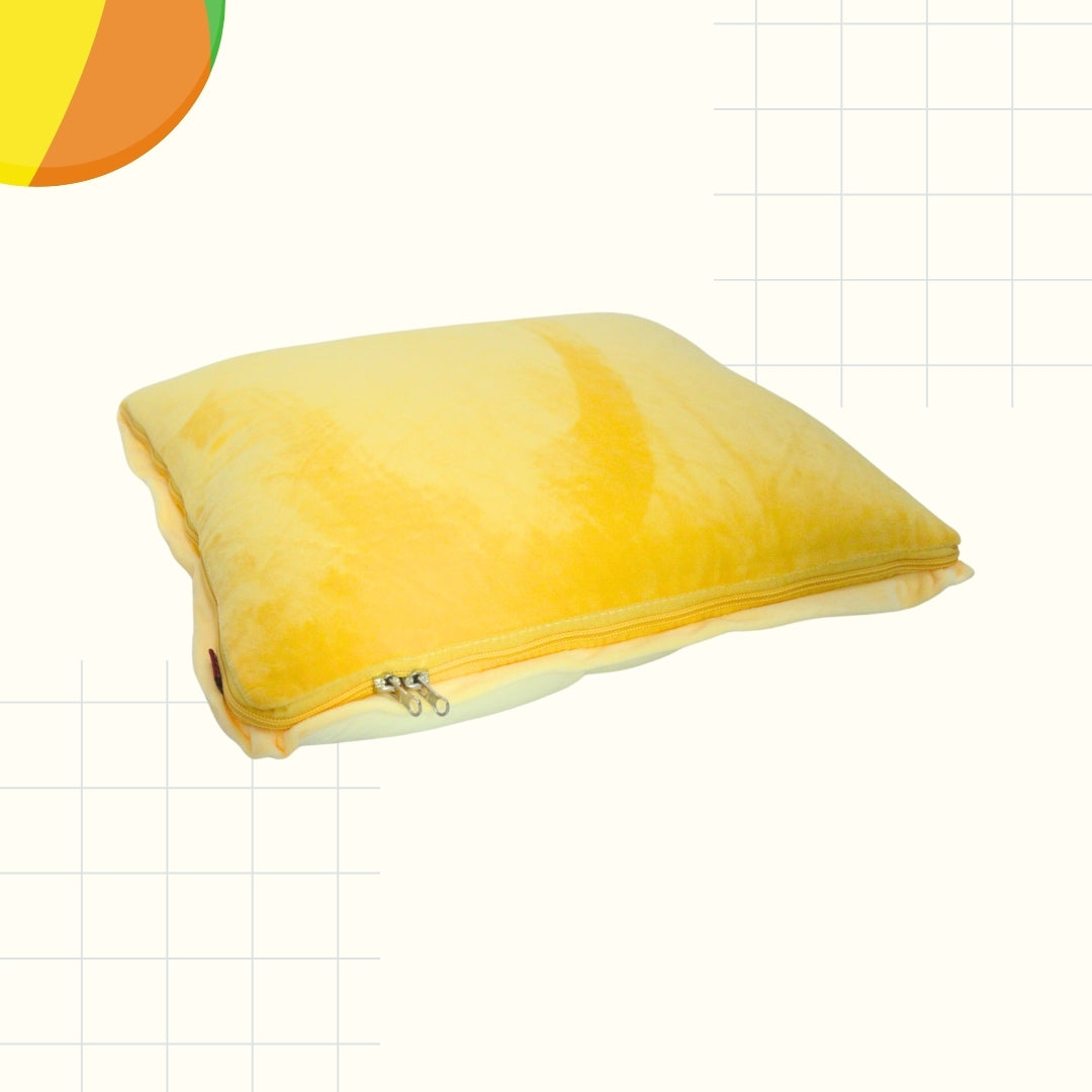 PILLOW BLANKET (Yellow)
