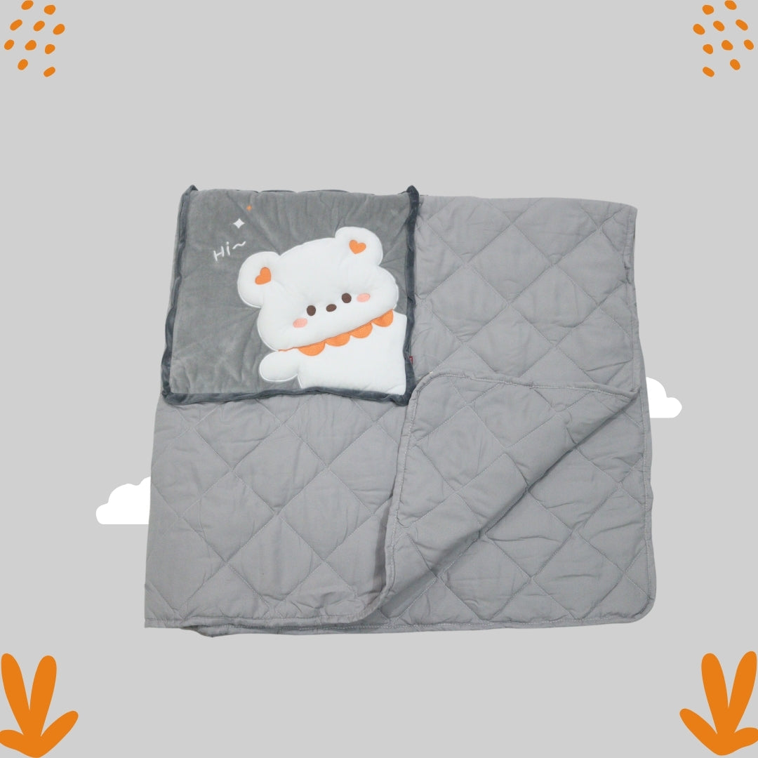 PILLOW BLANKET (Grey)
