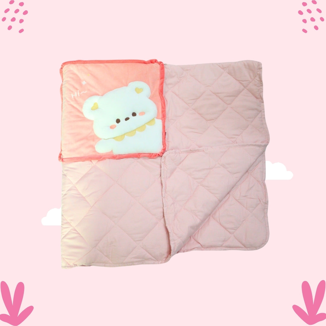 PILLOW BLANKET (Pink)