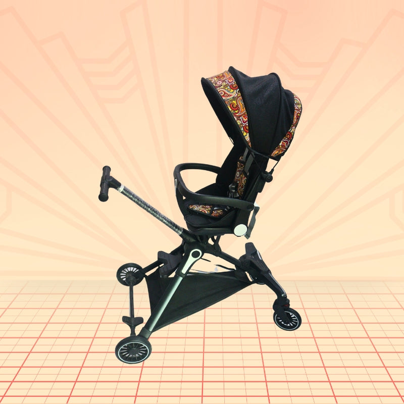 Sitting Stroller With Light (Black)