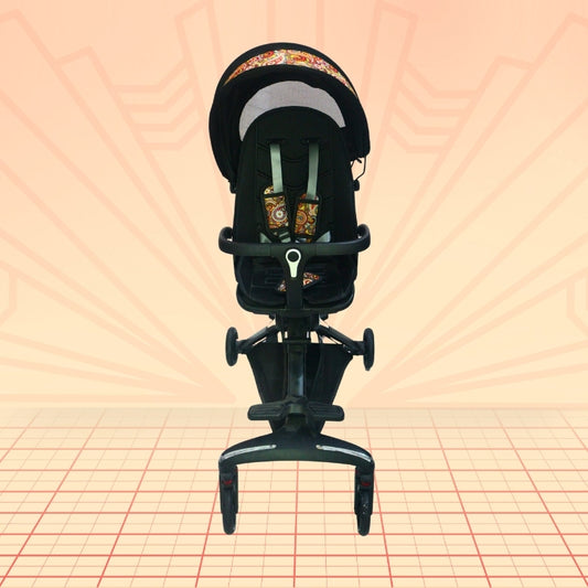 Sitting Stroller With Light (Black)