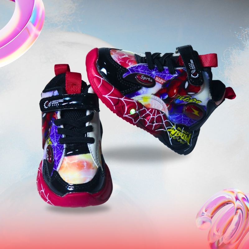 LED SPIDERMAN SHOES (RED)