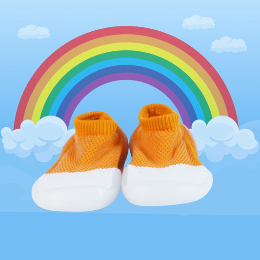 ANTI KID SOCK SHOES (ORANGE)