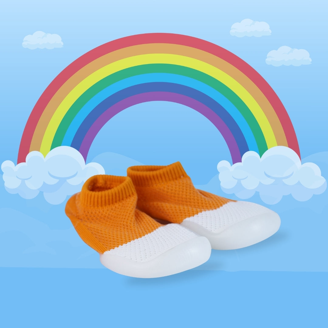 ANTI KID SOCK SHOES (ORANGE)