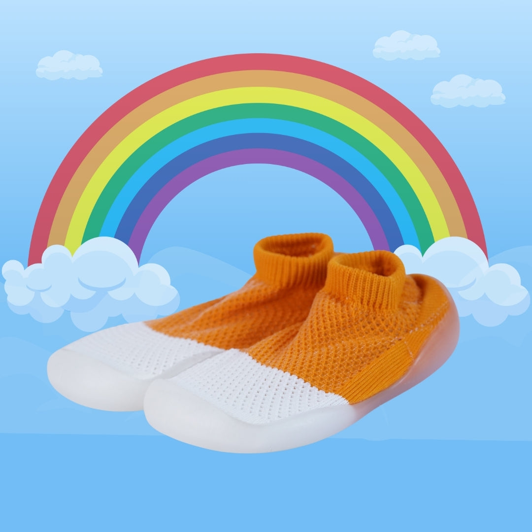 ANTI KID SOCK SHOES (ORANGE)