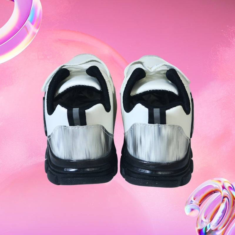 AIR TEXT DETAILED LED SHOES(BLACK)