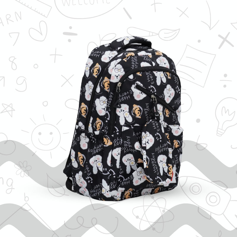 Doodle School Bag (Black)