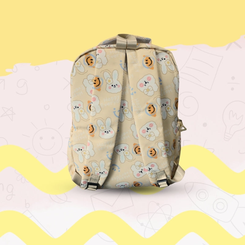 Doodle School Bag (Beige)