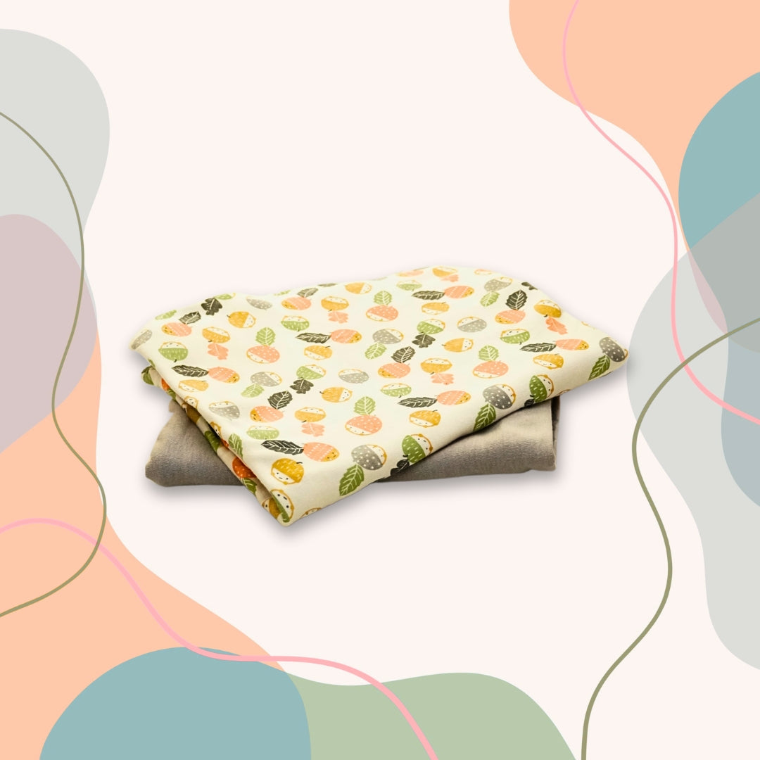 2 PC MUSLIN SAWDDLES SET