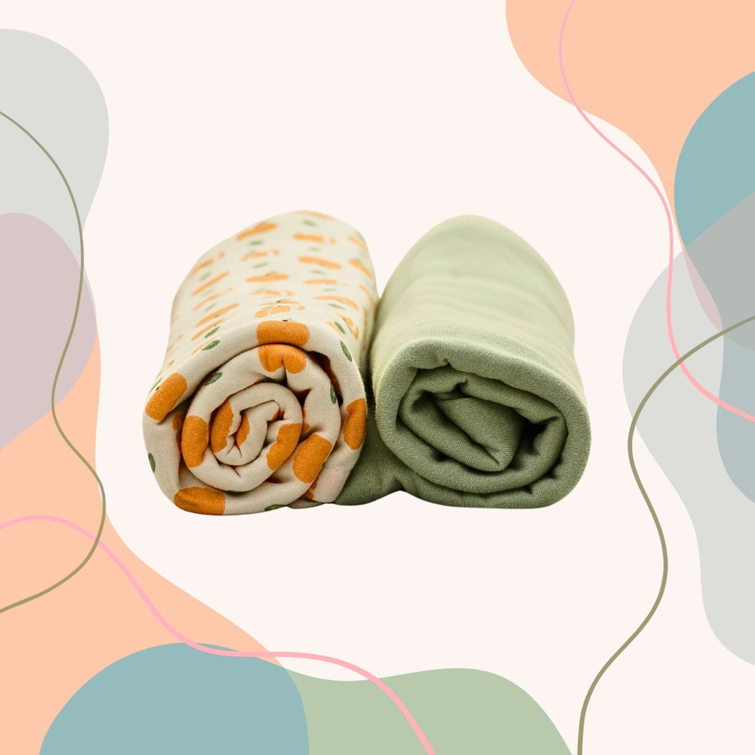 2 PC MUSLIN SAWDDLES SET