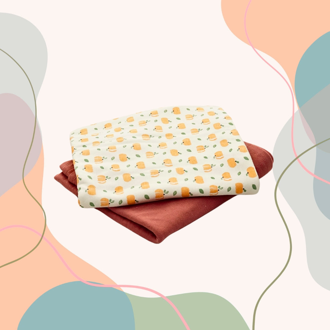 2 PC MUSLIN SAWDDLES SET