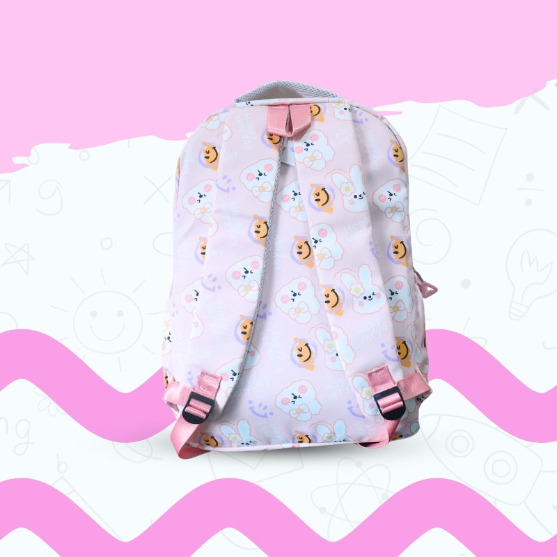 Doodle School Bag (Baby Pink)