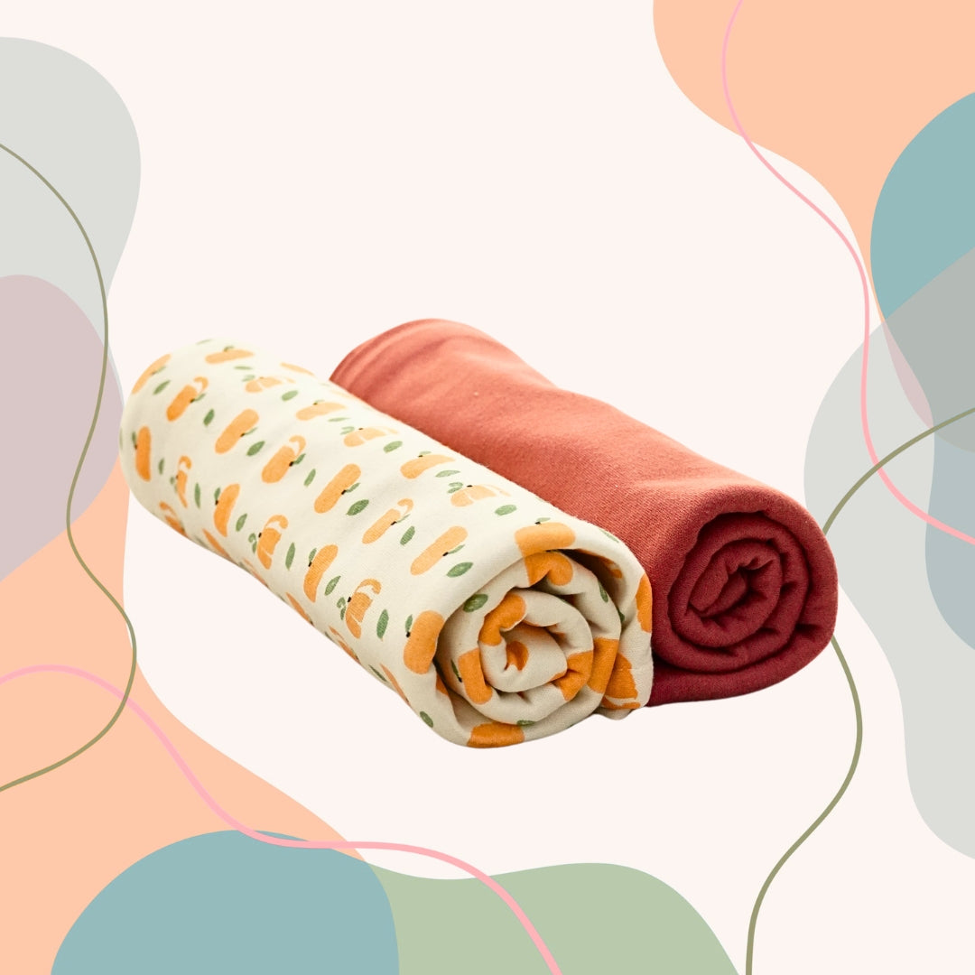 2 PC MUSLIN SAWDDLES SET