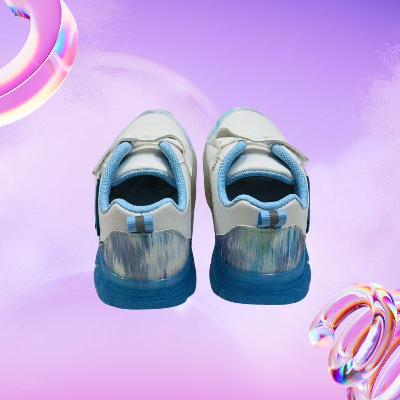 Air text detailed led shoes (BLUE)