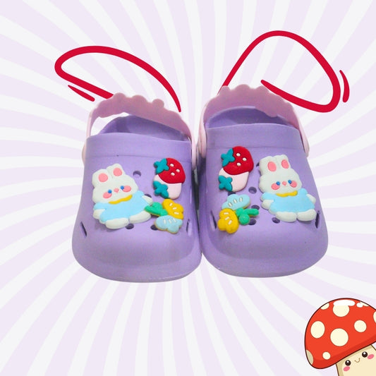 RABBIT CROCS (purple)