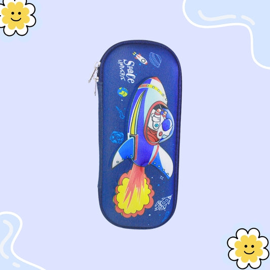 Space Rocket Pencil Case