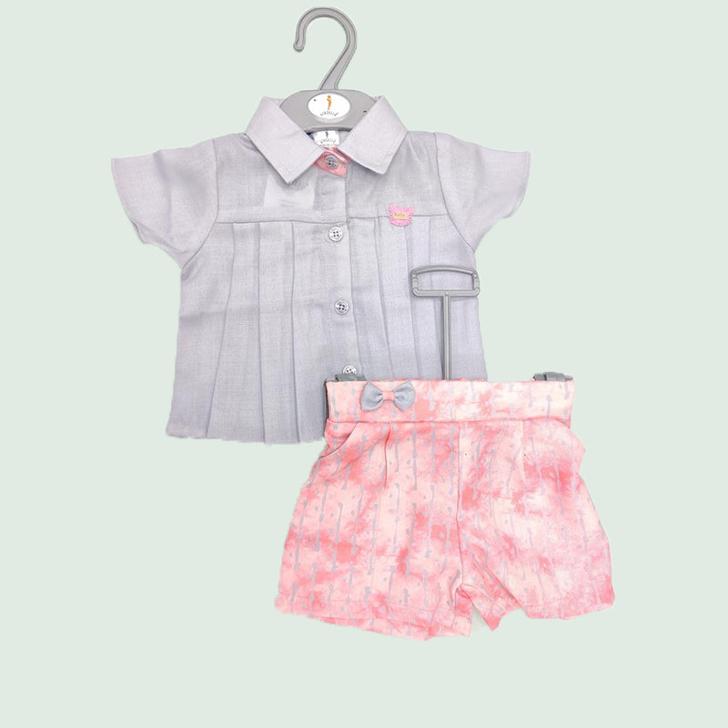 SHIRT N SHORTS (PINK)