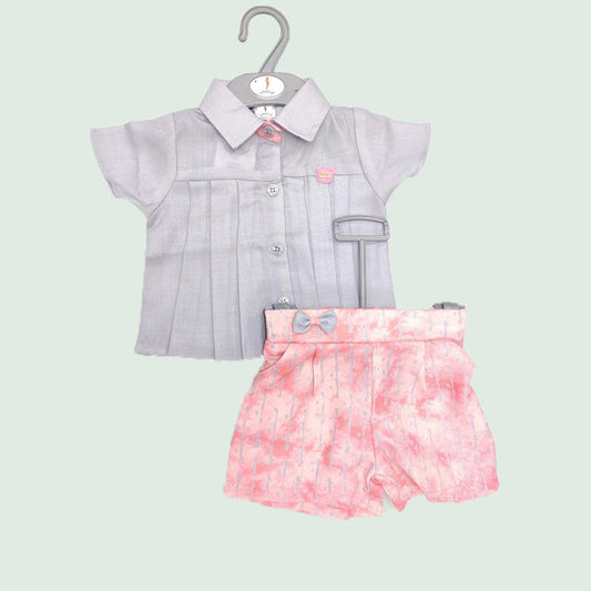 SHIRT N SHORTS (PINK)