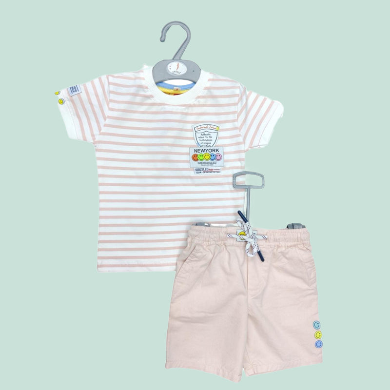 STRIPES PASTEL PINK SET