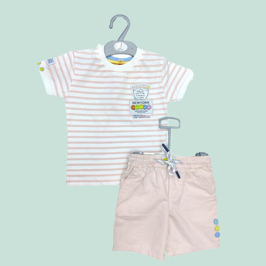 STRIPES PASTEL PINK SET